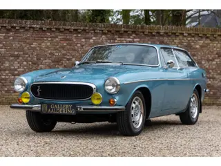 Volvo P1800 ES OVERDRIVE In the shade of "Alpine Blue" with a black leather interior, Equipped with 