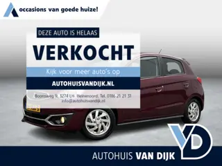 Mitsubishi Space Star 1.0 Intense | NL Auto/1e Eig./Airco/LM Velgen/Achterspoiler/El. Ramen/Privacy 