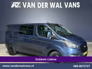 Ford Transit Custom 2.0 TDCI 131pk L2H1 Dubbele Cabine Euro6 Airco | 6-zits | Camera | LED | 2800kg 