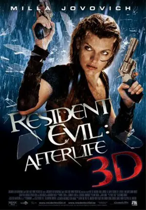 RESIDENT EVIL : AFTERLIFE 3 D filmposter.