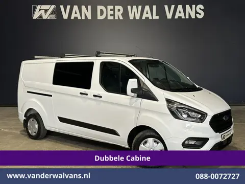 Ford Transit Custom 2.0 TDCI 131pk L2H1 Dubbele Cabine Euro6 Airco | 5-Zits | Navigatie | Cruisecont