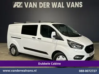 Ford Transit Custom 2.0 TDCI 131pk L2H1 Dubbele Cabine Euro6 Airco | 5-Zits | Navigatie | Cruisecont