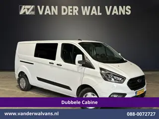 Ford Transit Custom 2.0 TDCI 130pk L2H1 Dubbele Cabine Euro6 Airco | 6-Zits | Xenon | Camera | Navig