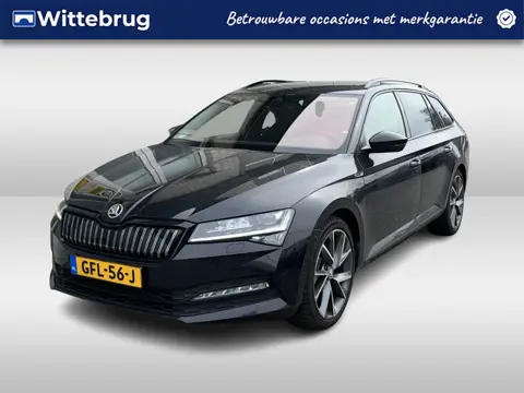 Škoda Superb Combi 1.4 TSI iV Sportline / AUTOMAAT/ TREKHAAK/ DCC/ SMARTLINK/ STUUR+STOELVERWARM./ M