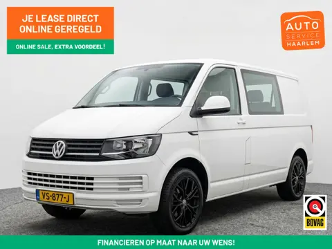 Volkswagen Transporter 2.0 TDI Dubbele Cabine- NAP 79dkm, Dealeronderhouden, 2200kg Trekhaak, Airco