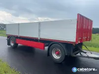 Krone AZ Open aanhangwagen - Pritsche - open box - Alcoa - BPW - Lengte laadbak 7,34 meter -Bouwjaar