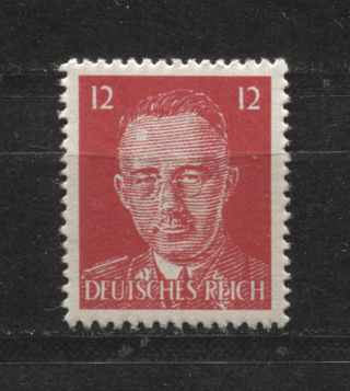 Propaganda postzegel met afbeelding Heinrich Himmler