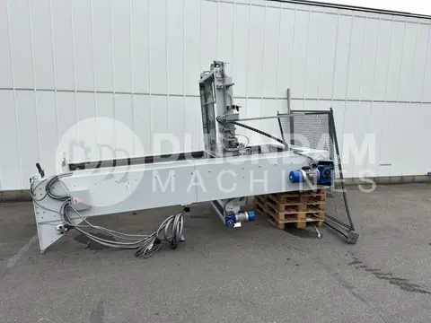 Sorma PAL 108F palletiseerder met doosdraaier en plaat