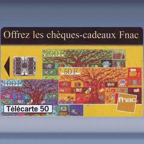 Fnac - ch&eacute;ques-cadeaux (aug-97)