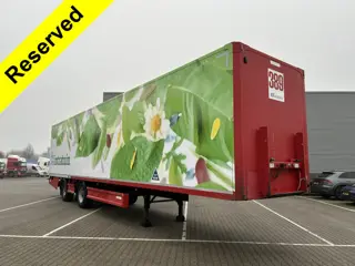 Groenewegen Jumbo DRO-14-18 BB / Box Trailer / Loadlift / BPW Drum / Steering Axles