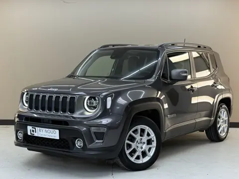 Jeep Renegade 1.0T Limited, 120Pk, 2018, 2de eigenaar, Volledig leder, Camera, Climate control, Crui