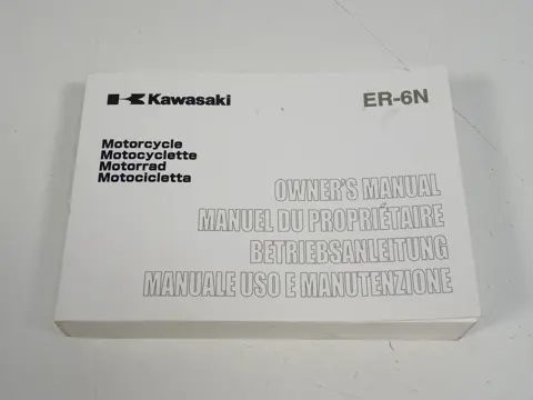 INSTRUCTIEBOEKJE Kawasaki ER 6 2005 - 2008