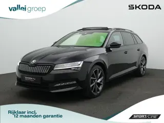 Skoda Superb 1.4 TSI iV 218 pk Sportline | Panoramadak | Trekhaak | Navigatie Columbus | Geheugensto