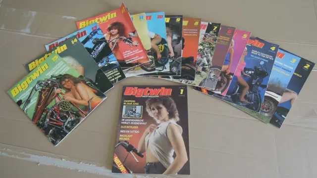 BigTwin motor magazine jaargang 1986 t/m 2016. Vanaf de eerste jaargang