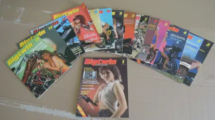 BigTwin motor magazine jaargang 1986 t/m 2016. Vanaf de eerste jaargang