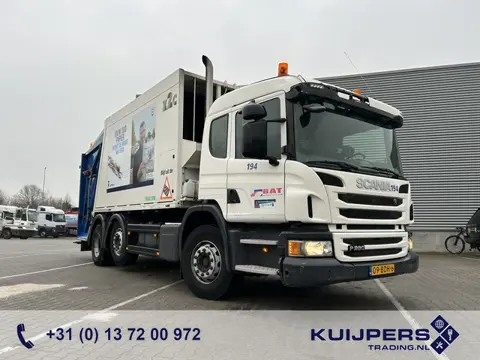 Scania P 280 / Haller X2C MEKAV 20 m3 / Garbage Truck - Muhlwagen - Camion Poubelle