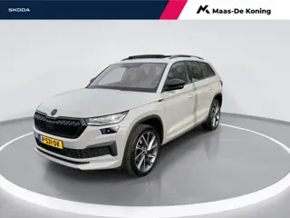 Skoda Kodiaq 1.5TSI/150PK Sportline Business DSG · Panoramadak · Leder · Trekhaak · Camera · Apple/A