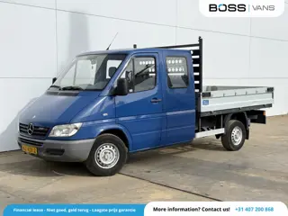 Mercedes-Benz Sprinter Sprinter 208 1.9 CDI Dubbele Cabine Trekhaak 6 Personen Open laadbak Pritisch