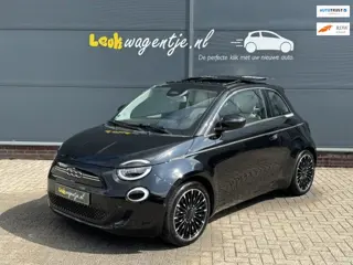 Fiat 500 e La Prima 42 kWh *schuifdak *leder *camera *17”
