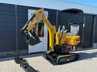 Yanmar Carter CT10B minigraver met bakkenset, Yanmar dieselmotor! minikraan rupskraan mini graver kr