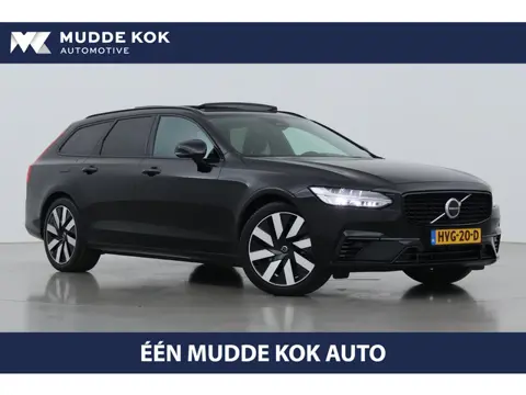 Volvo V90 T6 Plug-in hybrid Plus Dark | Trekhaak | Panoramadak | 360° Camera | ACC | harman/kardon
