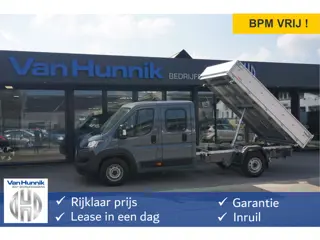 Fiat Ducato 35 Maxi DOKA 180PK 3-Zijdige Kipper AUT 10" Scherm, Navi, Climate, Camera!! NR. K01*