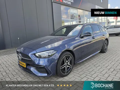 Mercedes-Benz C-klasse Estate 300 e 4MATIC AMG Line  | Open dak | Cruise Control Adaptief | Elektris