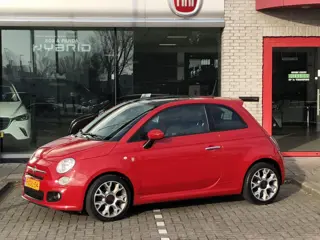 Fiat 500 TwinAir Turbo 80 500S AIRCO|SCHUIFDAK|16"