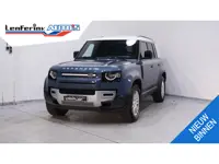 Landrover Defender 3.0 D250 110 Grijs Kenteken 3-Zits Leder Zwart 360 Camera, Navi, Apple Carplay, L