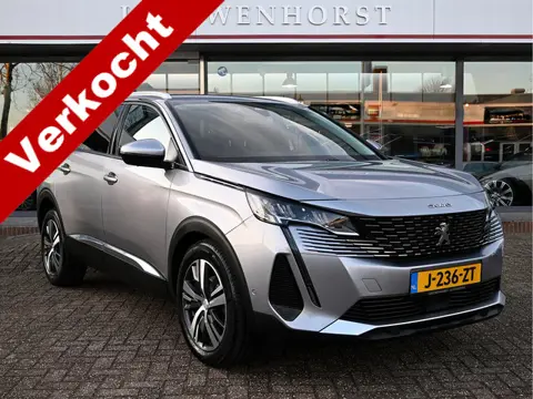 Peugeot 5008 1.2 PureTech Blue Lease Allure, model 2021, 7 zits, elektr. achterklep, half leer, navi