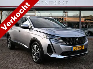 Peugeot 5008 1.2 PureTech Blue Lease Allure, model 2021, 7 zits, elektr. achterklep, half leer, navi