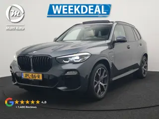BMW X5 xDrive45e M Sport Plug In Hybrid 395pk Dealer O.H. PHEV | Trekhaak Af Fabriek | Panodak | Sof