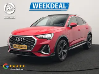 Audi Q3 Sportback 45 TFSI e S Line Plug In Hybrid 245pk Dealer O.H PHEV | Panodak | Adaptive Cruise 