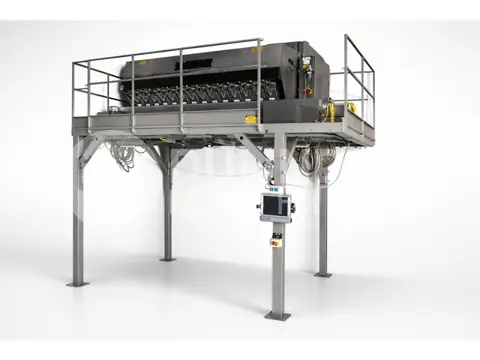 Sorma P14 126 checkweger met 14 weegkoppen en een teller