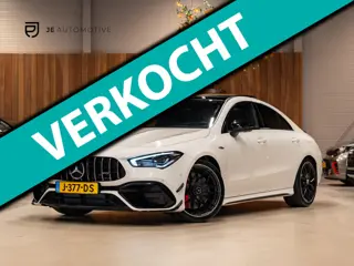Mercedes-Benz CLA 45 AMG 450PK 4MATIC, Pano, Ambiënte Light, Night Pakket, Aero, Widescreen, 360 Cam