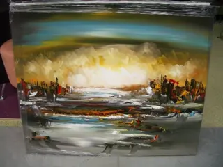 Exclusief Russisch Schilderij, ook met reliëf.