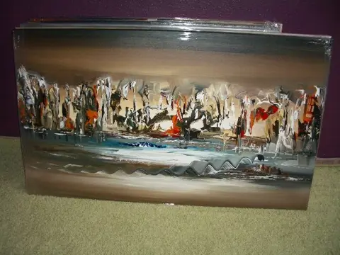 Exclusief Russisch Schilderij, ook met reliëf.