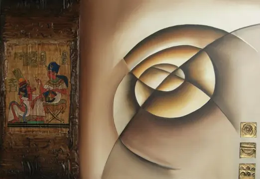 Exclusief Russisch Schilderij, ook met reliëf.