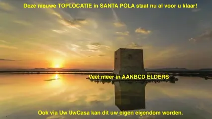 Uw eigen nieuwe Appartement aan zee in SANTA POLA met veel