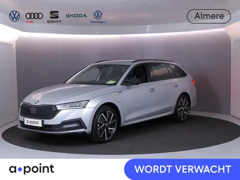 Skoda Octavia Combi 1.4 TSI iV PHEV Sportline Business 204 pk Automaat (DSG) | SOH 96% |  Verlengde 