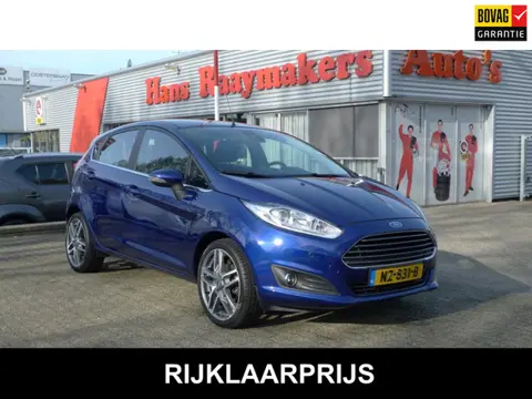 Ford Fiesta 1.0 EcoBoost Titanium Airco, PDC, Cruise control, Bluetooth, Navigatie. All-in prijs.