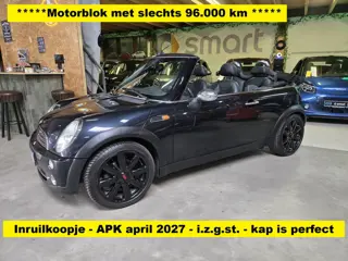 Mini Mini Cabrio 1.6 Cooper Pepper met super werkende cabriokap - nieuwe apk - motorblok met 90.000 