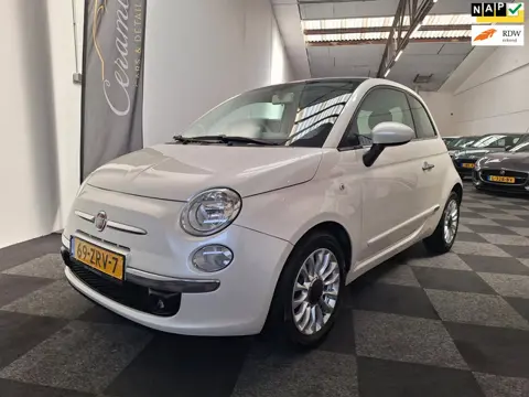 Fiat 500 2013. Lounge uitv. Parelmoer. 1e eig. 77.000 km.