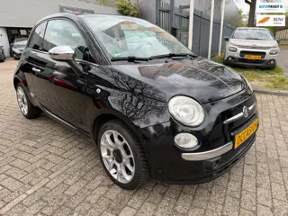 Fiat 500 C cabriolet 1.2 Sport - lounge, 97.261 km, 1/2 leder, airco, elec pakket multi-stuur, 1e ei