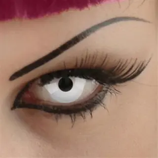 Funlenzen, TerrorEyes contactlenzen, White