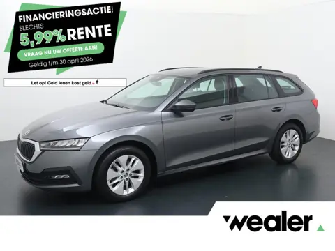 Skoda Octavia Combi 1.0 e-TSI Ambition | 110 PK | Automaat | Trekhaak wegklapbaar | Navigatiesysteem