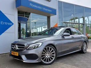 Mercedes-Benz C-Klasse 200 184pk Automaat Sport Edition AMG | Navi | Clima | Cruise | Lederen Bekled