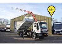 Iveco EuroCargo 120 E280 2020 3 ZIJDIG-KIPPER + PALFINGER-KRAAN 31.686km