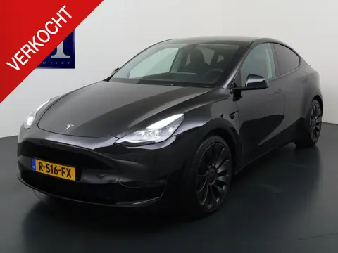 Tesla Model Y Performance AWD 75 kWh SOH 93% |  AUTOPILOT| 21 INCH TURBINE VELGEN| ACHTERBANK VERWAR