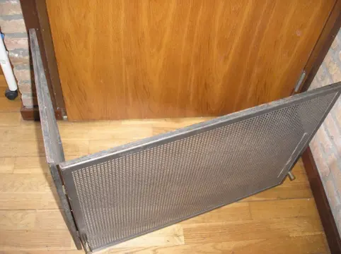 Haardscherm met hoek